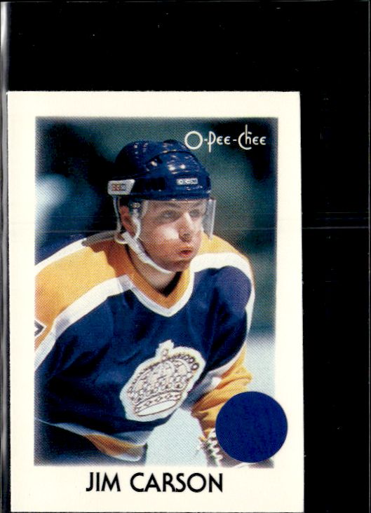 1987-88 O-Pee-Chee Minis #6 Jim Carson