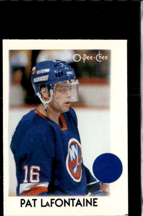 1987-88 O-Pee-Chee Minis #22 Pat LaFontaine