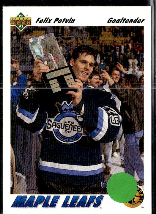 1991-92 Upper Deck #460 Felix Potvin