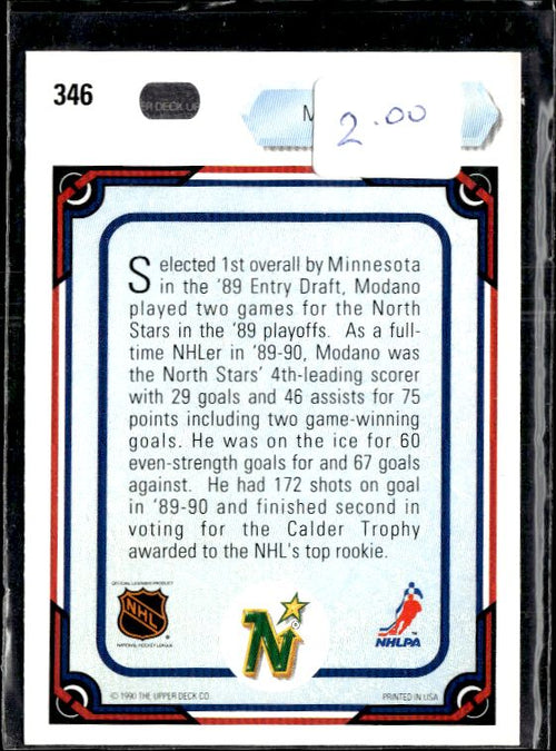 1990-91 Upper Deck #346 Mike Modano