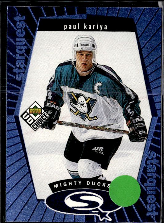 1998-99 UD Choice - StarQuest Blue #SQ25 Paul Kariya