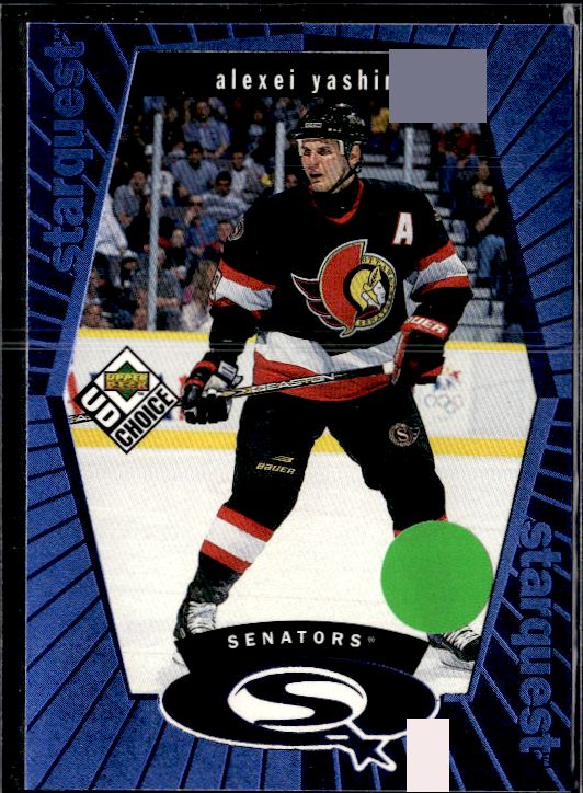 1998-99 UD Choice - StarQuest Blue #SQ10 Alexei Yashin