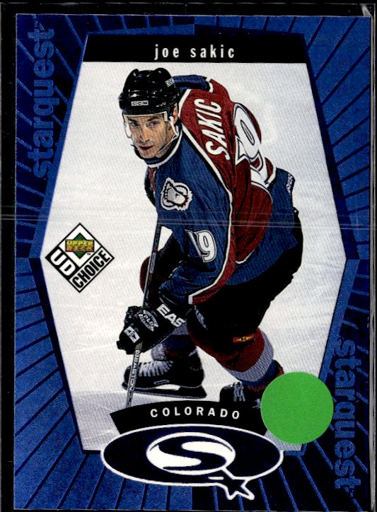1998-99 UD Choice - StarQuest Blue #SQ11 Joe Sakic