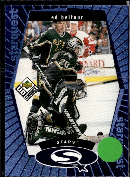 1998-99 UD Choice - StarQuest Blue #SQ17 Ed Belfour