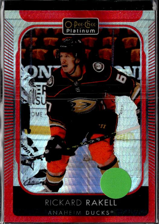 2021-22 O-Pee-Chee Platinum #133 Rickard Rakell Red-Prism #/199