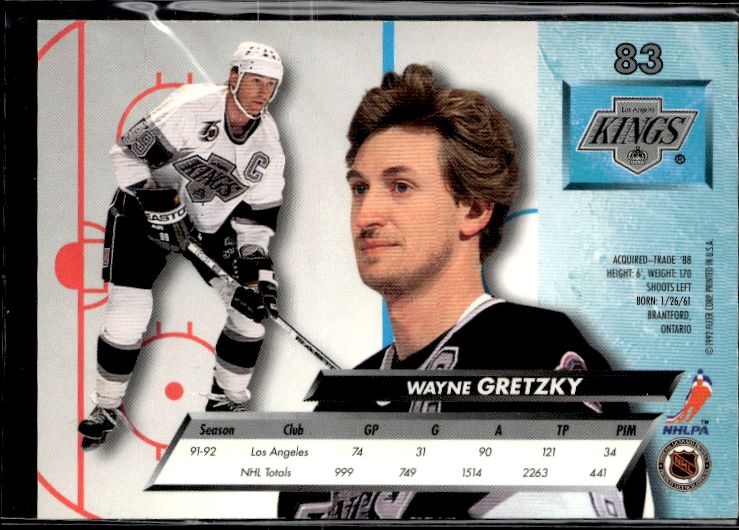 1992-93 Ultra #83 Wayne Gretzky