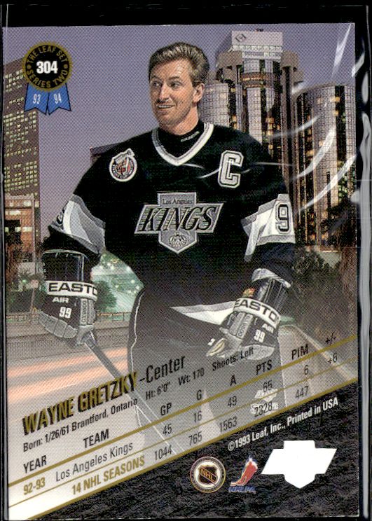 1993-94 Leaf #304 Wayne Gretzky