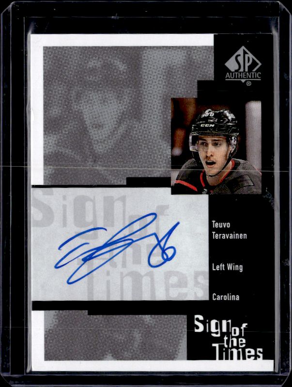 2020-21 SP Authentic #RSOTT-TT Teuvo Teravainen 2019-20 SP Authentic Update I