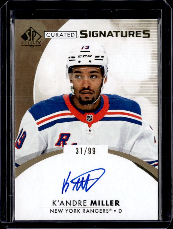2023-24 SP Authentic #SPC-KM K'Andre Miller Curated Signatures #/99