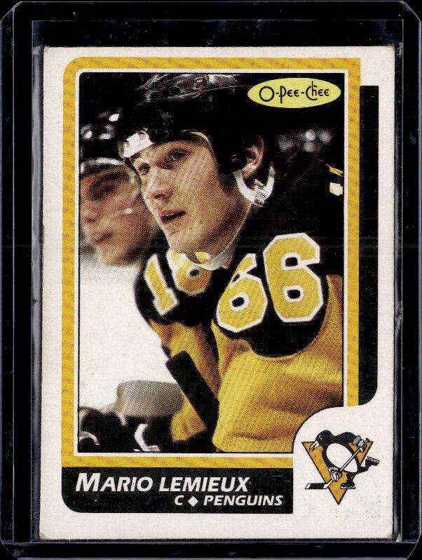 1986-87 O-Pee-Chee #122 Mario Lemieux