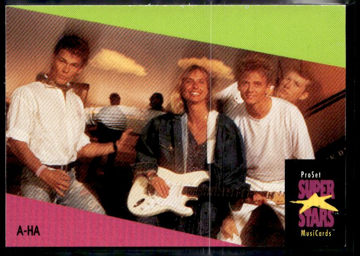 1991 Pro Set SuperStars MusiCards (UK Edition) #1 A-Ha
