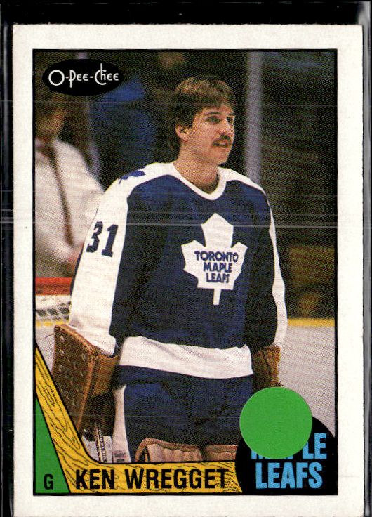 1987-88 O-Pee-Chee #242 Ken Wregget