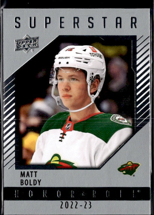 2022-23 Upper Deck #HR-26 Matt Boldy Honor Roll