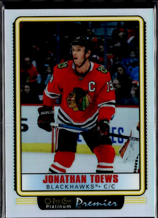 2021-22 O-Pee-Chee Platinum #OP3 Jonathan Toews Premier