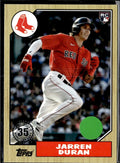 2022 Topps #T87-5 Jarren Duran 1987 Topps Baseball 35th Anniversary (Series One)
