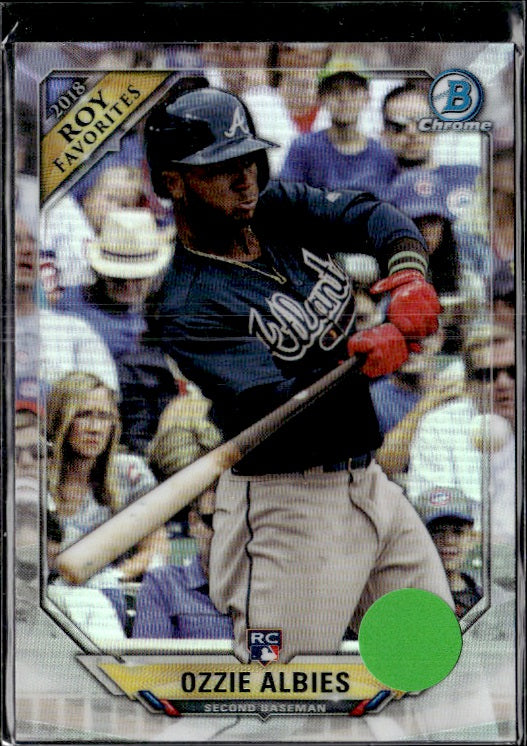 2018 Bowman #ROYF-OA Ozzie Albies Chrome Rookie of the Year Favorites
