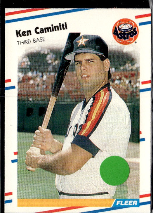 1988 Fleer #441 Ken Caminiti