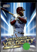2023 Stadium Club #VV-3 Bryce Harper Virtuosos of Velocity