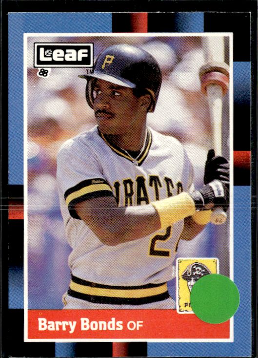 1988 Donruss #326b Barry Bonds