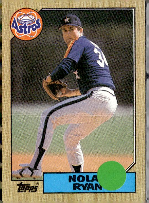 1987 Topps #757 Nolan Ryan