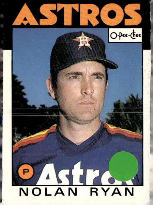 1986 Topps #100 Nolan Ryan