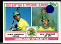 1983 Topps #531 Athletics Leaders / Checklist (Rickey Henderson / Rick Langford)