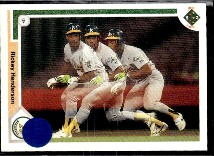 1991 Upper Deck #444e Rickey Henderson