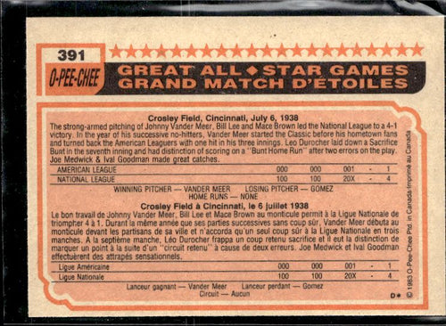 1983 Topps #391 Rickey Henderson