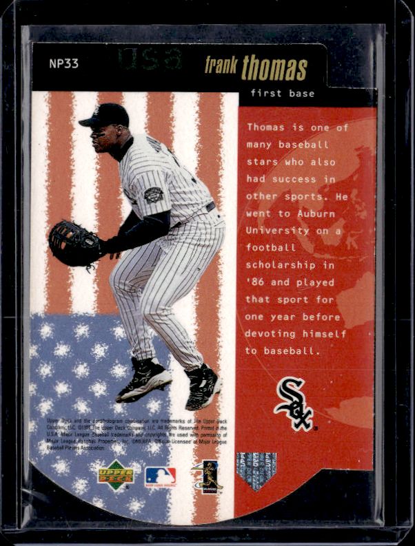 1998 Upper Deck #NP33 Frank Thomas National Pride
