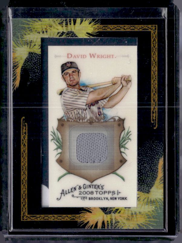 2008 Topps Allen & Ginter #AGR-DW David Wright Relics