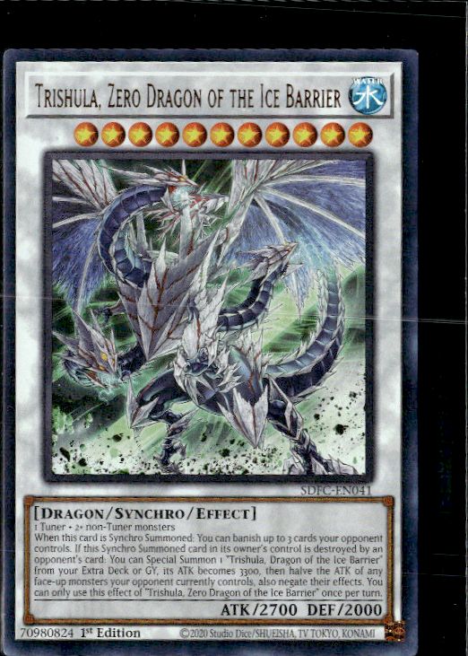 #SDFC-EN041 Trishula, Zero Dragon of the Ice Barrier