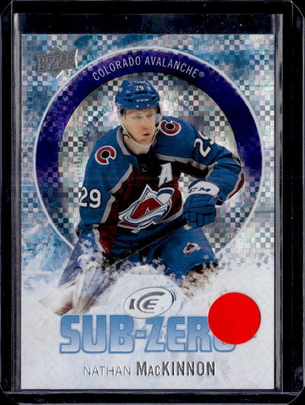 2023-24 Upper Deck Ice #SZ-19 Nathan MacKinnon Sub Zero