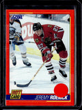 1991-92 Score American #10 Jeremy Roenick Hot Cards
