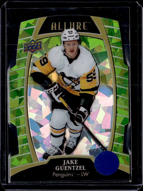 2020-21 Upper Deck Allure #3 Jake Guentzel Green Quartz #/99