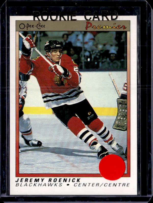 1990-91 O-Pee-Chee Premier #100 Jeremy Roenick