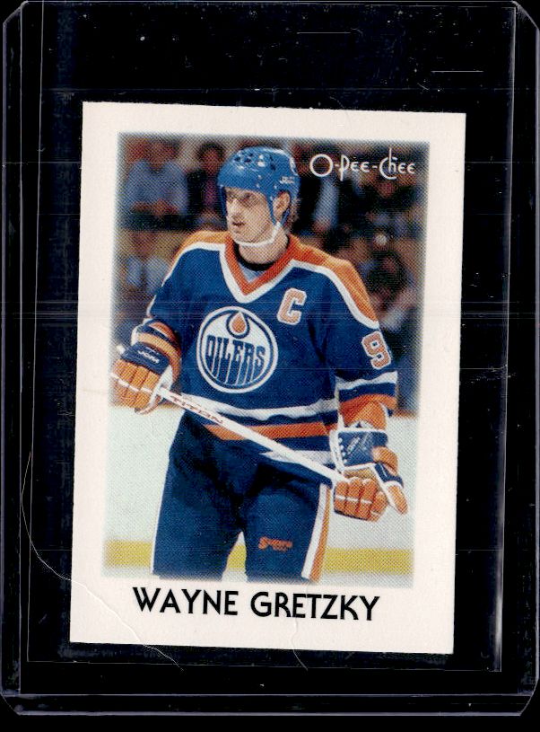 1987-88 O-Pee-Chee Minis #13 Wayne Gretzky