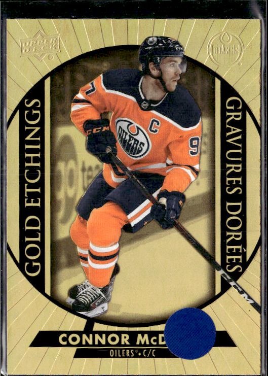 2020-21 Upper Deck Tim Hortons #G-1 Connor McDavid Gold Etchings