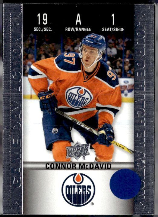2019-20 Upper Deck Tim Hortons #HGD-1 Connor McDavid Game Day Action