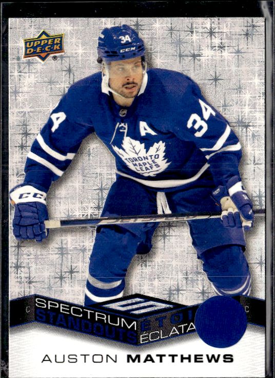 2022-23 Upper Deck Tim Hortons #C-5 Auston Matthews Spectrum Standouts