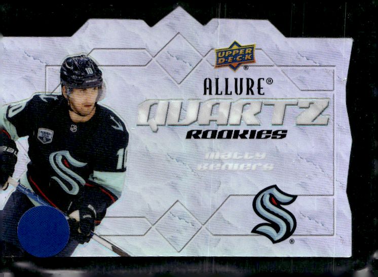 2022-23 Upper Deck Allure #AQ-BE Matty Beniers Quartz Rookies