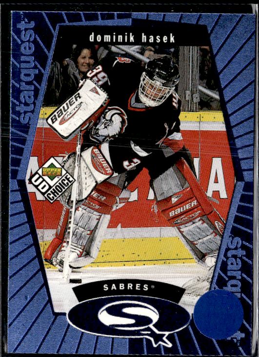1998-99 UD Choice - StarQuest Blue #SQ4 Dominik Hasek