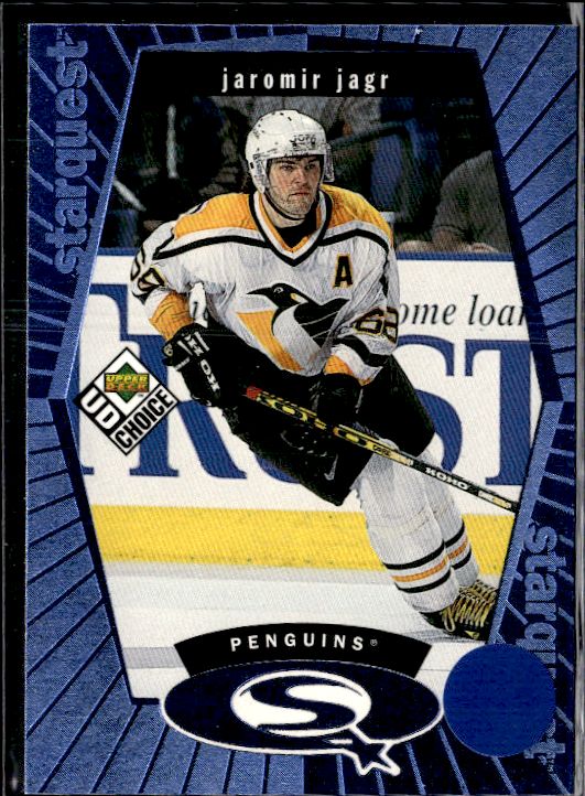 1998-99 UD Choice - StarQuest Blue #SQ16 Jaromir Jagr