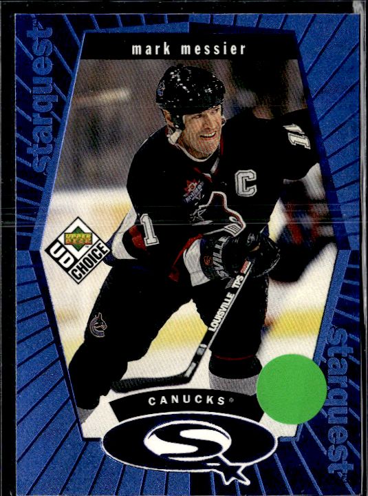 1998-99 UD Choice - StarQuest Blue #SQ29 Mark Messier