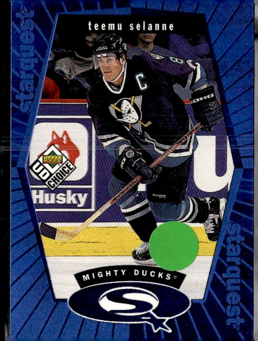 1998-99 UD Choice - StarQuest Blue #SQ5 Teemu Selanne