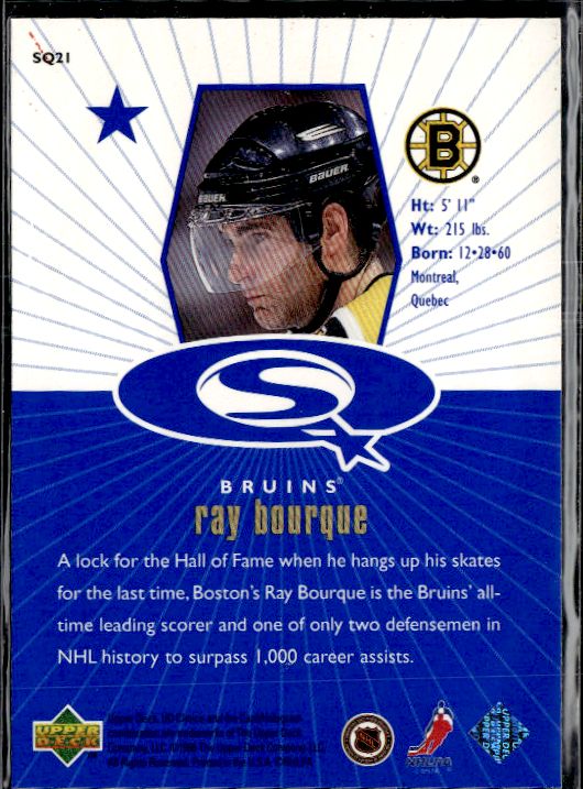 1998-99 UD Choice - StarQuest Blue #SQ21 Ray Bourque