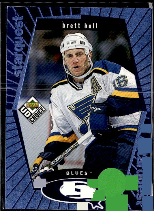 1998-99 UD Choice - StarQuest Blue #SQ22 Brett Hull
