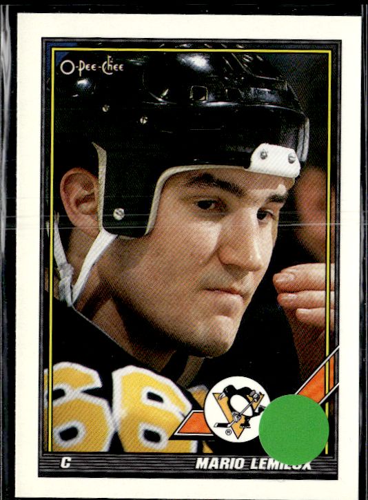 1991-92 O-Pee-Chee #153 Mario Lemieux