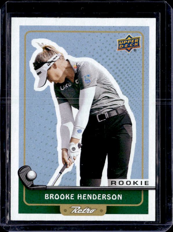 2024 Upper Deck #RR-5 Brooke Henderson UD Retro Rookies