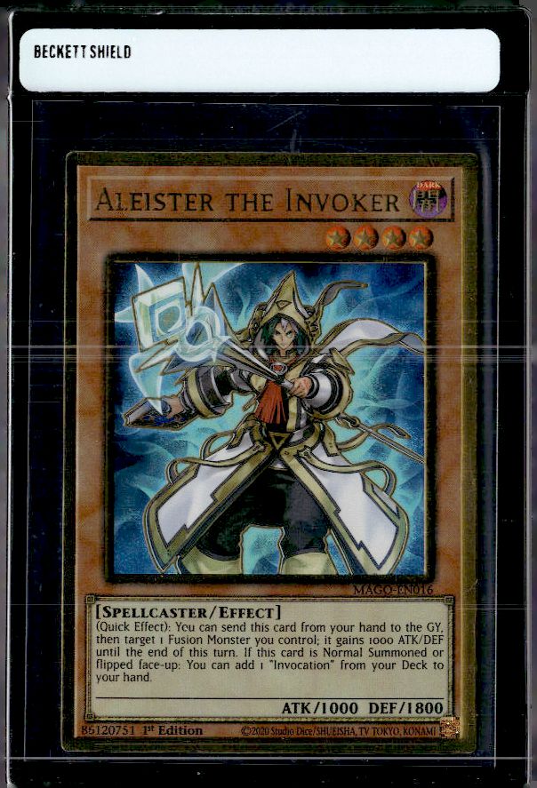 Maximum Gold #MAGO-EN016 Aleister the Invoker (Alternate Art)
