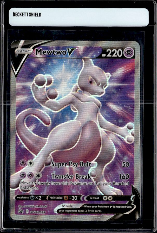 SWSH: Sword & Shield Promo Cards #SWSH229 Mewtwo V